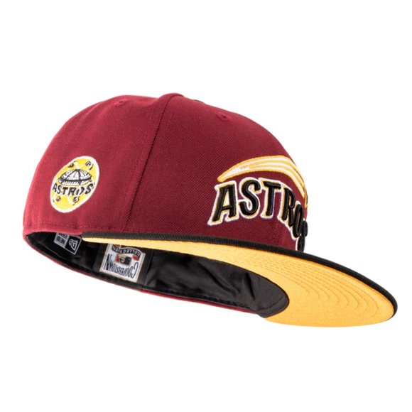 New Era Other - New Era Houston Astros Eggplant 59FIFTY Fitted Hat Astro Dome Side Patch